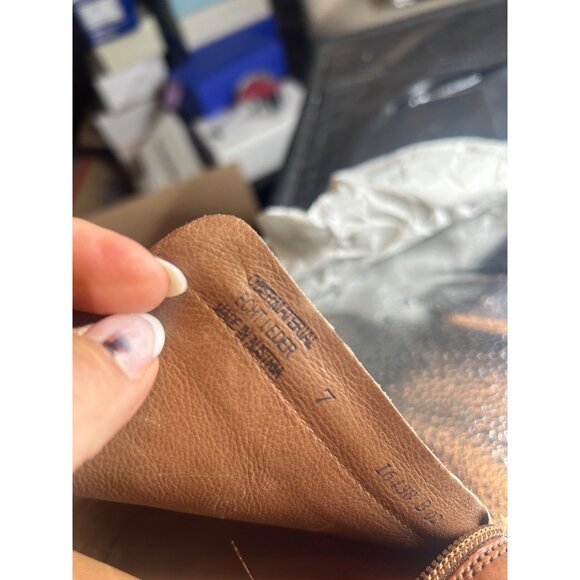NWT Paul Green Cognac Booties Size 7 - Picture 6 of 6